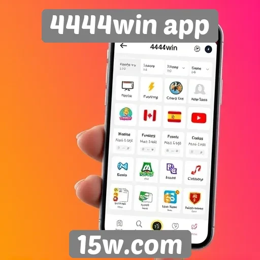 Análise da interface do 4444win app