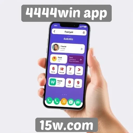 Facilidade de uso do 4444win app em dispositivos móveis