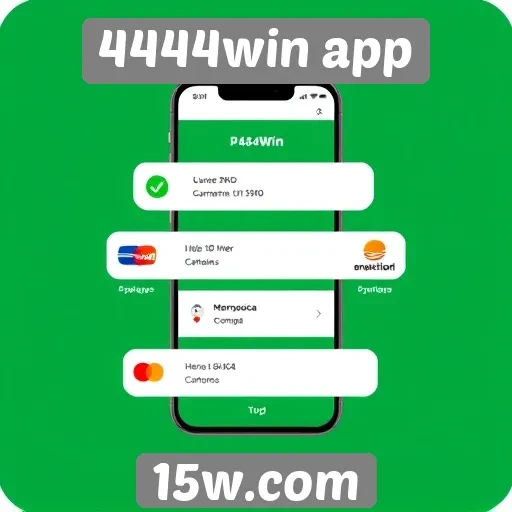 Métodos de pagamento aceitos pelo 4444win app