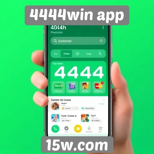 Experiência do usuário no 4444win app em destaque