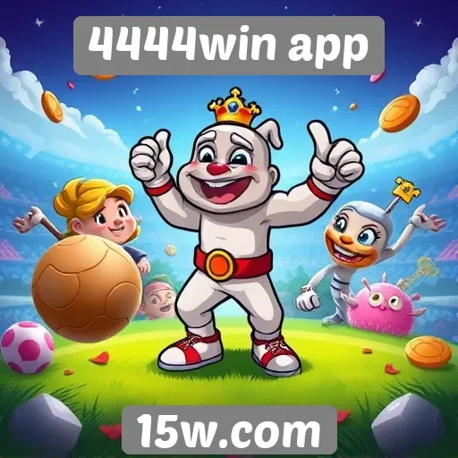 Variedade de jogos disponíveis no 4444win app